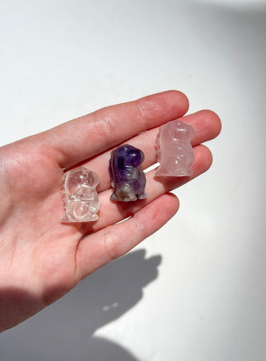 Assorted Dinosaur Halo Quartz
